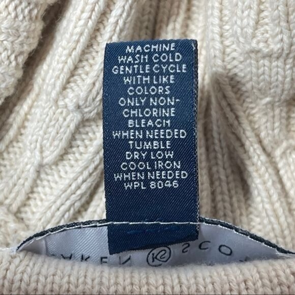 Karen Scott Shawl Collar Cable Knit Sweater w/ Front Buckle Design ... - Picture 10 of 10